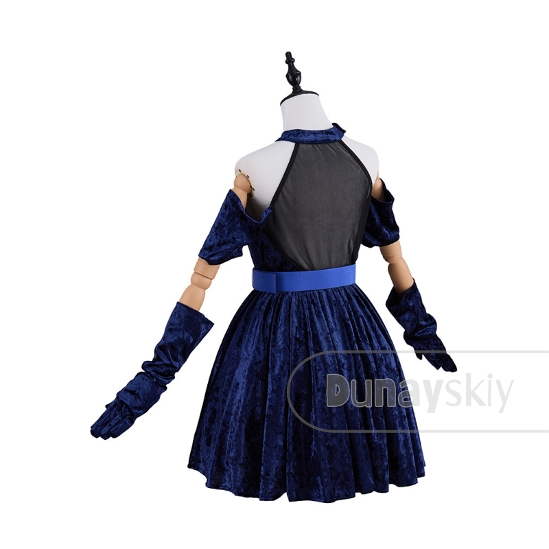 Alien Stage Mizi Cosplay Costu - Maxi Dress Halter reseña y precio