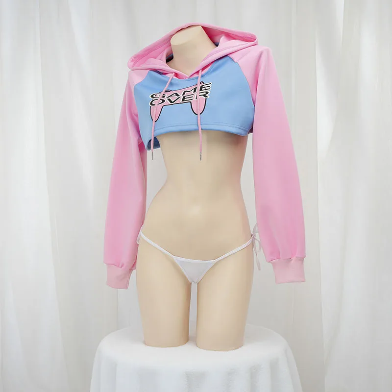 Cute Long Sleeve Crop Top Hood - Crop Top Crochet reseña y precio
