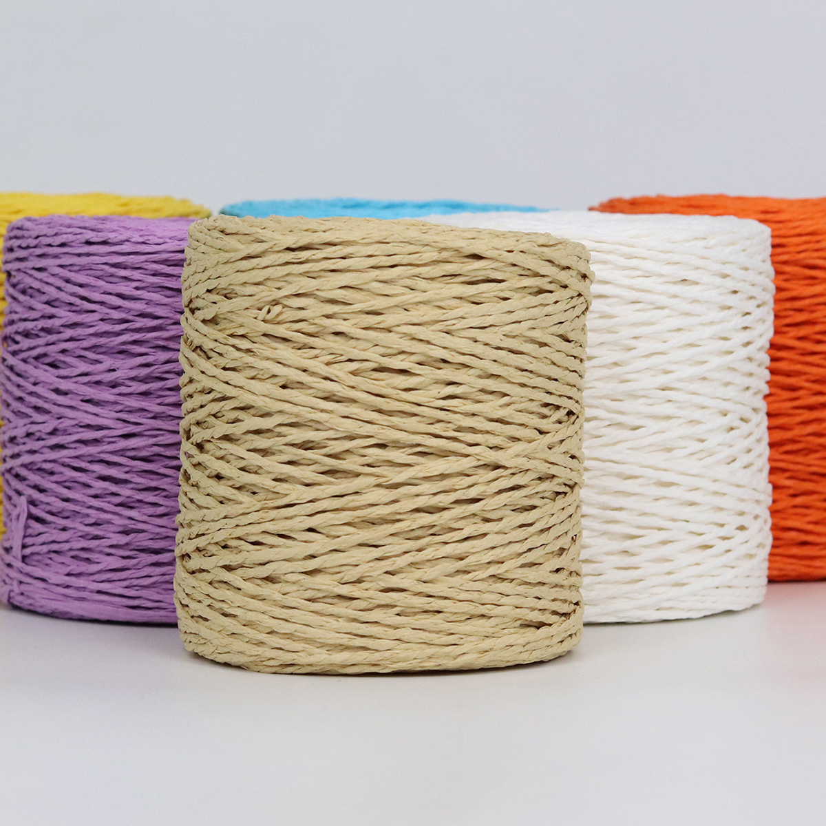 100g Raffia Straw Yarn Handmad - Crochet Bag Raffia reseña y precio