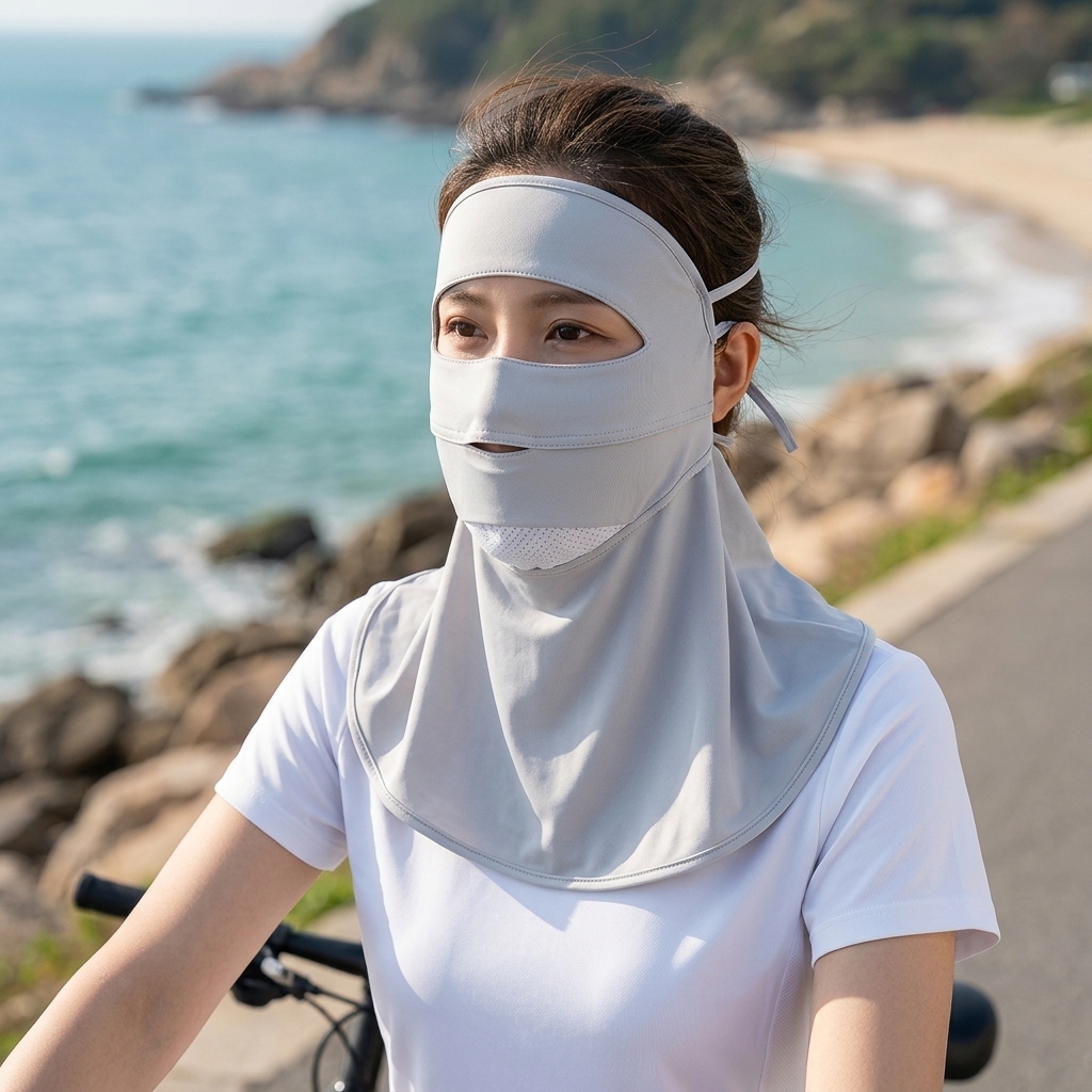 Ice Silk Full Face Sun Protect - Headband Summer Knit reseña y precio