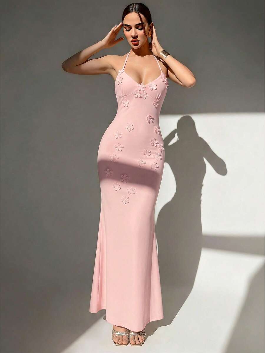 Womens Sexy Y2K Micro Cup Fron - Maxi Dress Halter reseña y precio