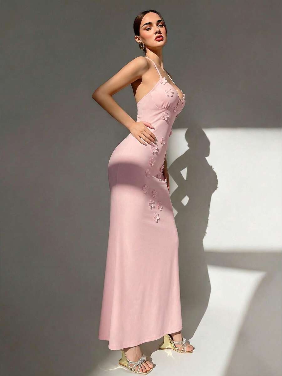 Womens Sexy Y2K Micro Cup Fron - Maxi Dress Halter reseña y precio
