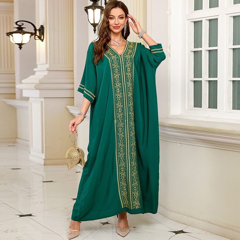 Swimsuit Cover Ups Embroidery  - Cover Up Kaftan reseña y precio