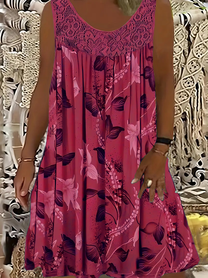 Plus size women's sleeveless r - Romper Floral Print reseña y precio