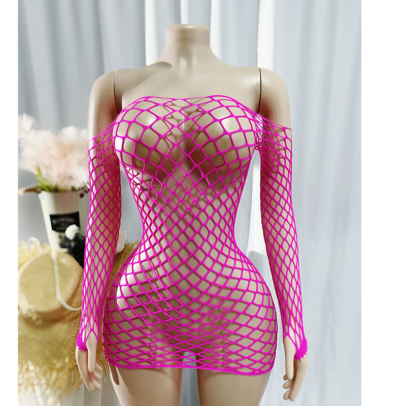 Women Long Sleeve Fishnet Cove - Cover Up Kaftan reseña y precio