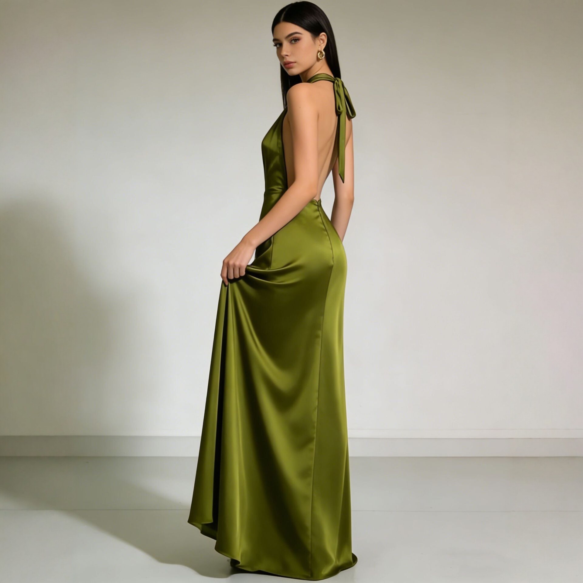Elegant Party Dresses 2026 Wed - Maxi Dress Halter reseña y precio