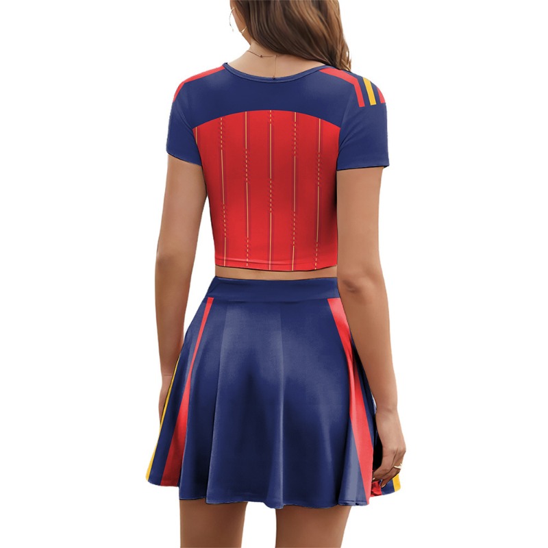 Adult Women's Spanish Football - Crop Top Crochet reseña y precio
