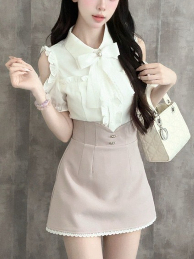 Japanese Sweet New 2 Piece Set - Blouse Off Shoulder reseña y precio