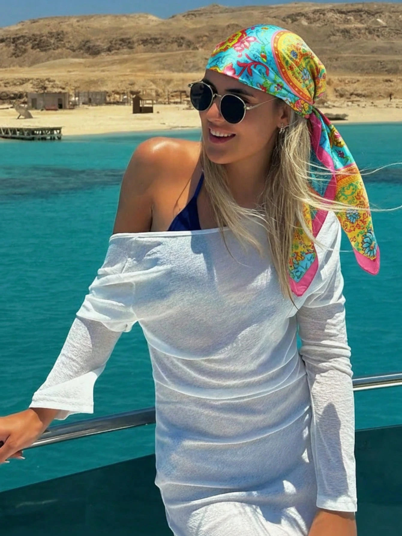 Luxury Brand Silk Satin Square - Headband Summer Knit reseña y precio
