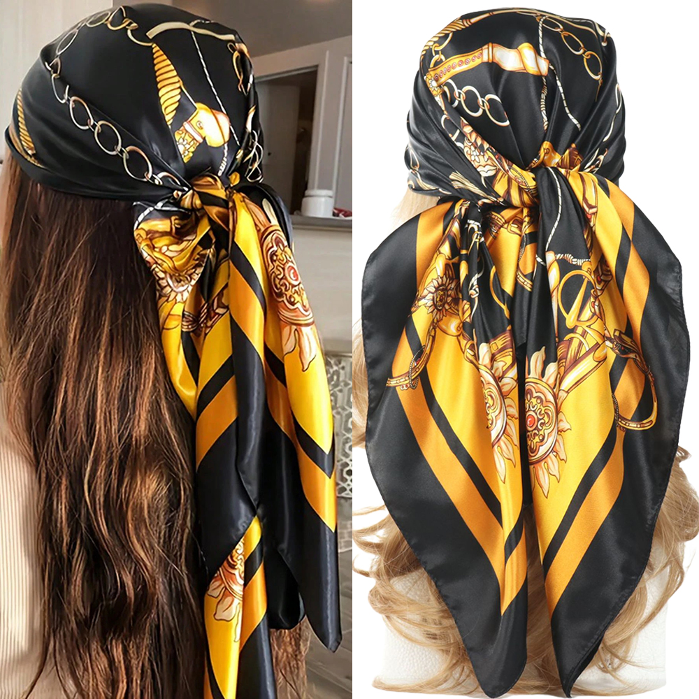 Luxury 90*90CM Vintage Chain P - Headband Summer Knit reseña y precio